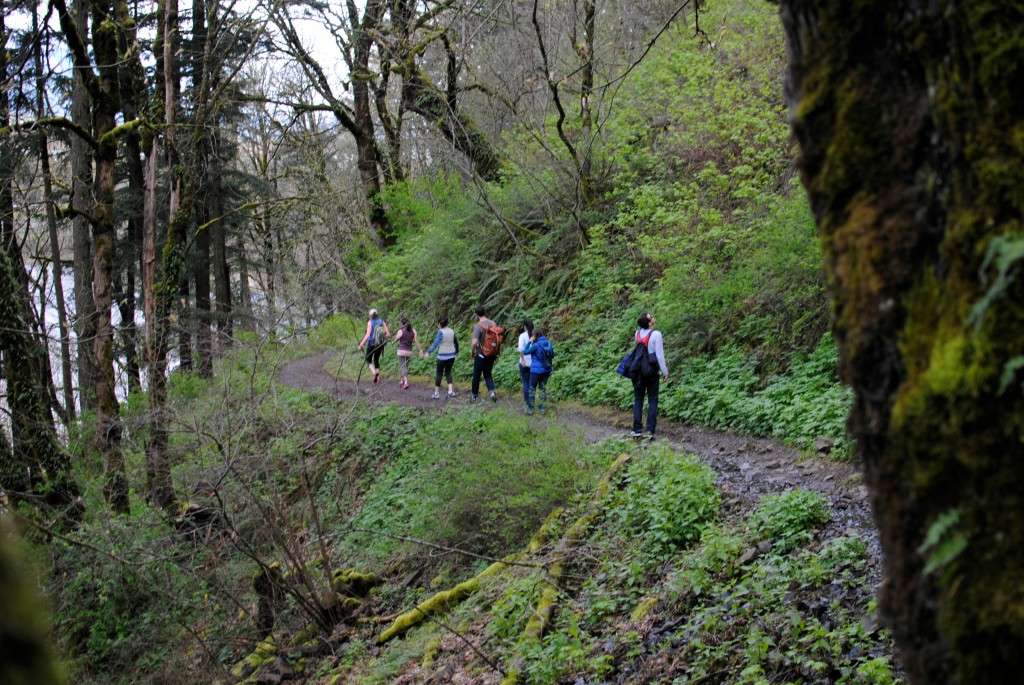 Oregon group hike