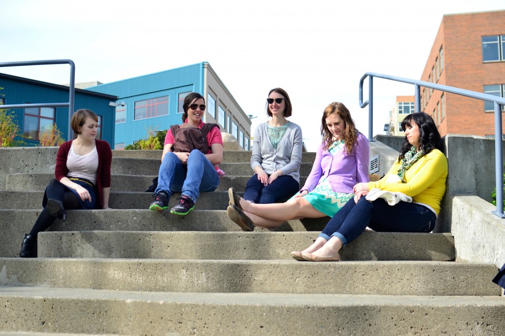 easter ladies in the sun