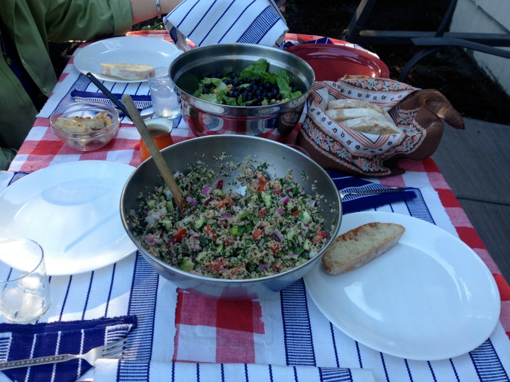 summer 2014 backyard dinner